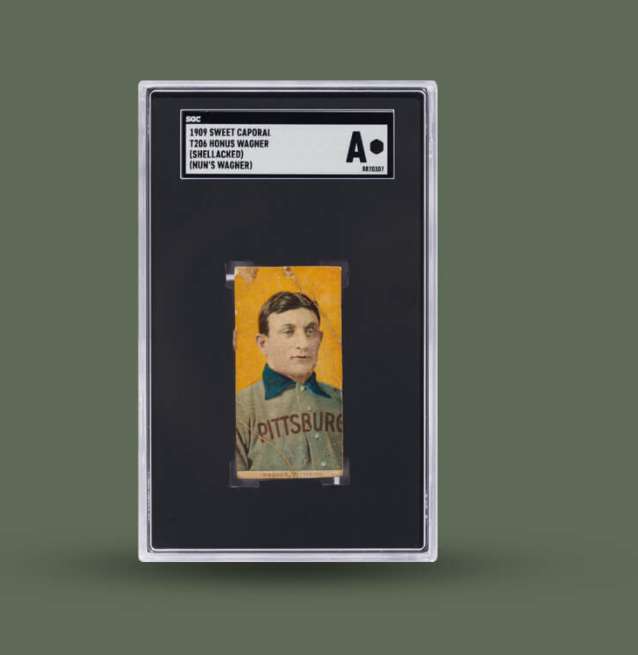1909-1911 T206 Honus Wagner Card