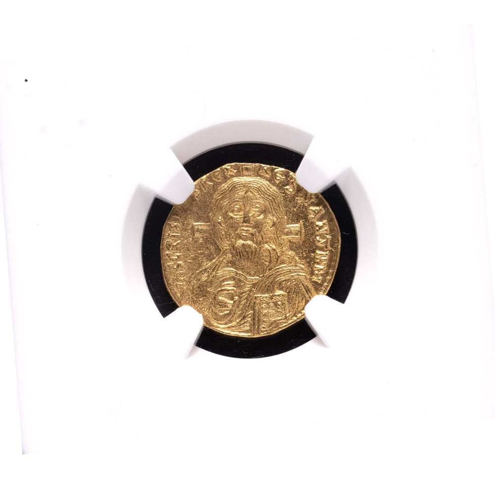 1ST DEPICTION OF CHRIST ON A COIN (685 AD)