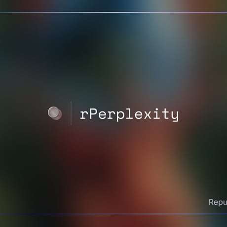 rPerplexity